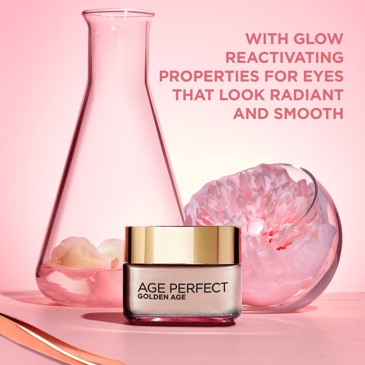 L'Oreal Paris Golden Age Rosy Glow Eye Cream Dark Circles 15 Ml