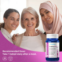 Nutraleya HealthyWoman 50+ Natural Menopause Vitamins, During and After Menopause, an Alternative to HRT, Includes: Soy Isoflavone, Suma Root 60 Day Supply