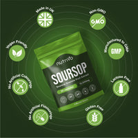 Soursop Graviola Capsules | 13,500mg Per Capsule | 90 Capsules Per Pouch - 3 Months Supply | One A Day | Good Alternative to Soursop Tea, Drops and Tincture | Vegan & UK Made