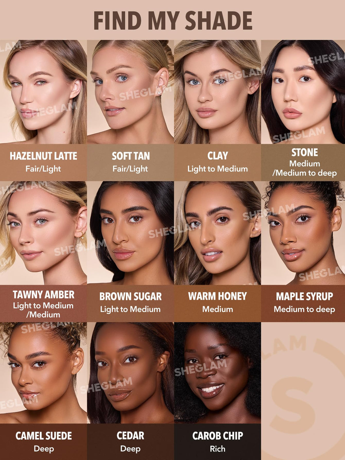 SHEGLAM Sun Sculpt Cool Toned Liquid Contour Stick Long Lasting Cream Bronzer Makeup - Soft Tan