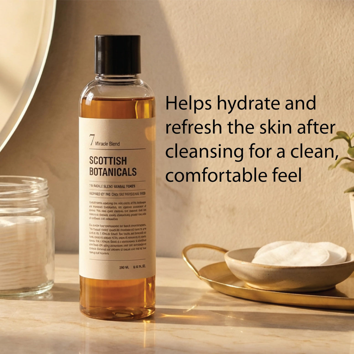 SCOTTISH BOTANICALS Scottish Botanicals 7 Miracle Blend Herbal Toner 250ml – Purifying Facial Toner with Botanical Extracts – Hydrating & Cleansing Toner for Balanced, Refreshed Skin