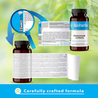 Potassium Citrate - 300 Capsules Support Strength and Energy by BIOHERBA