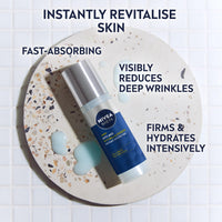 NIVEA MEN Hyaluron Face Gel (50 ml), Anti Wrinkle Moisturiser for Men, Face Moisturiser with Hyaluronic Acid, Men's Firms Skin and Instantly Hydrates