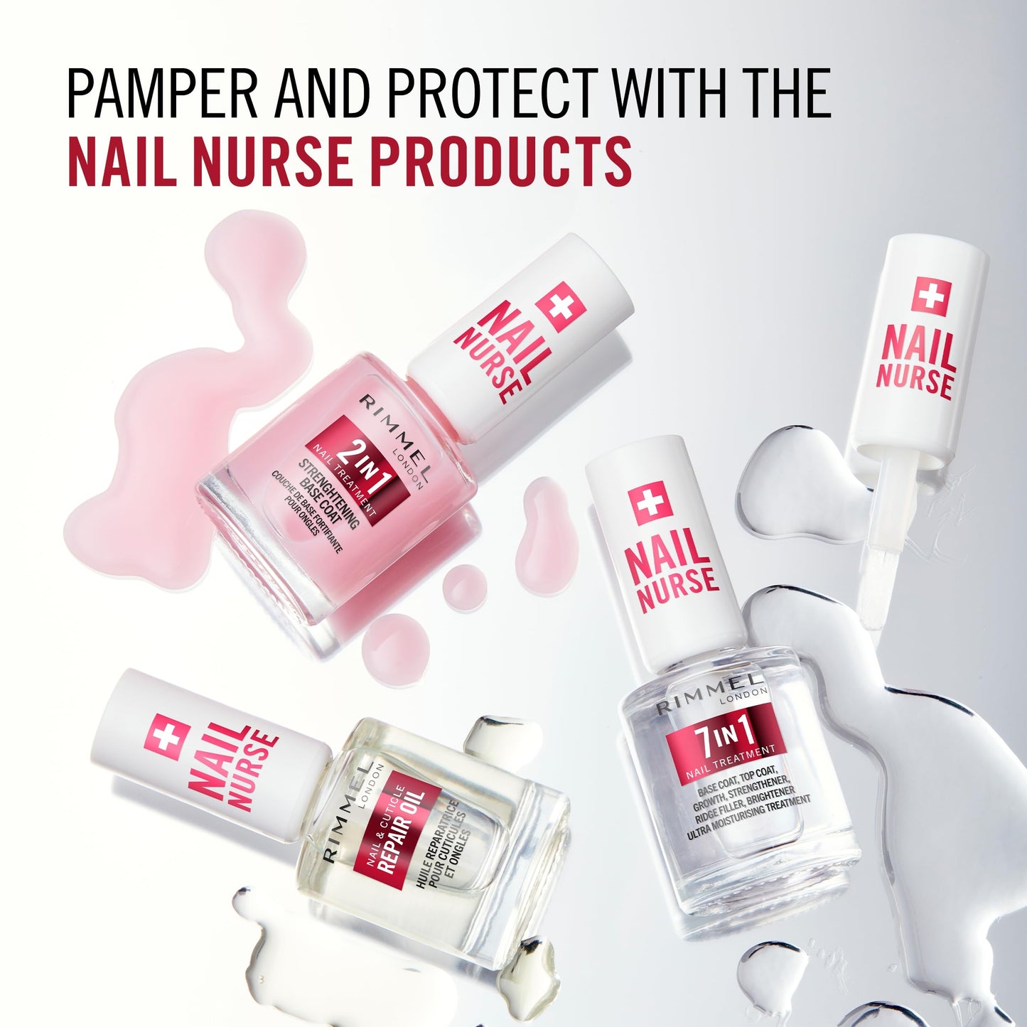 Rimmel London Nail Care 7 in 1 Multi Benefit Base & Top Coat