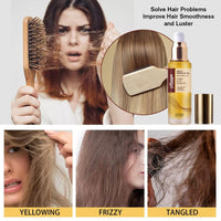 Fashion Base Hair Oil Moroccan Argan Oil for Hair & Skin - Collagens Hair Care Oil, Maca Hair Oil - Maca Essence Care Collagens For Dry Damaged Hair - Soften Smooth Hair Essence - 50ml
