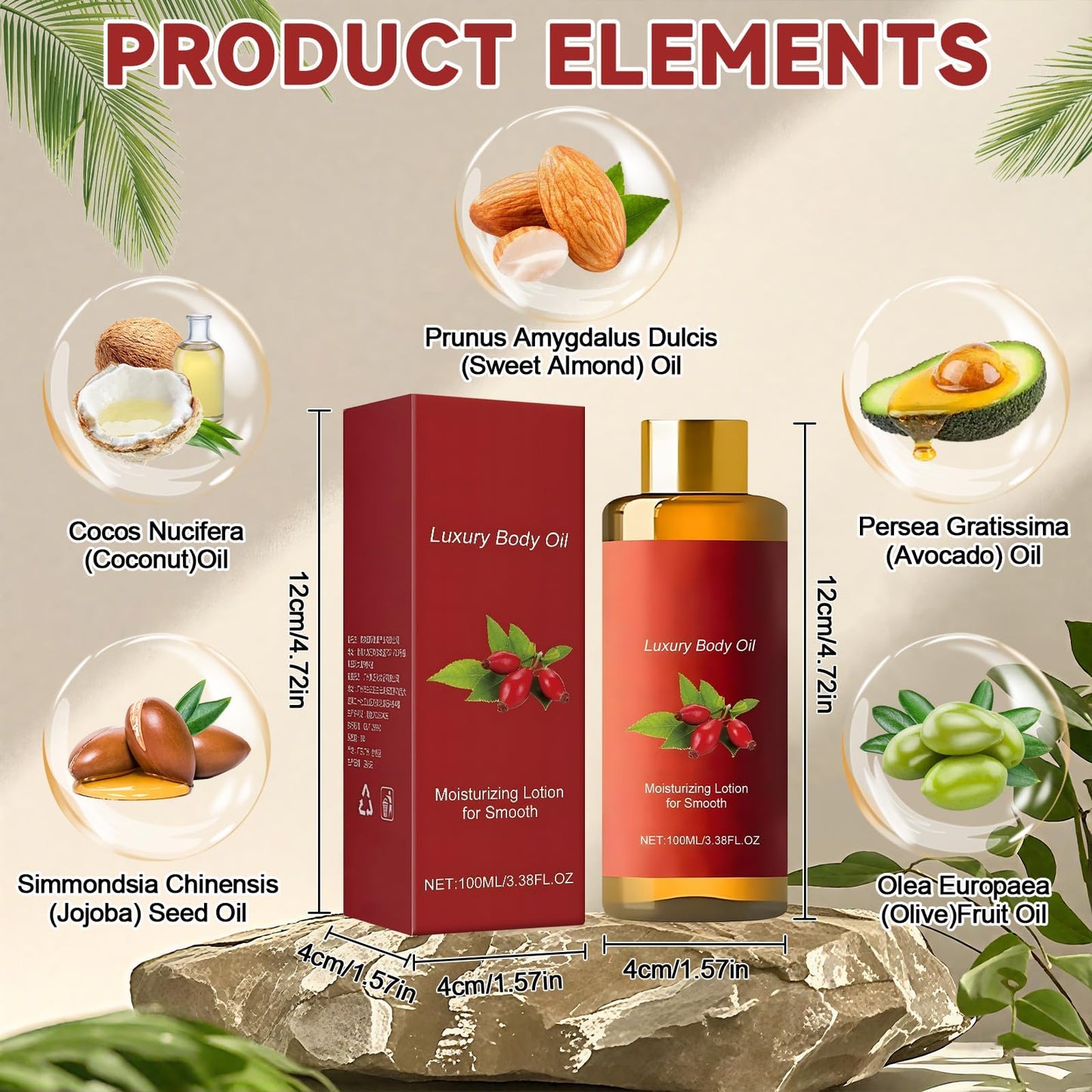 COLEESON Glow Remedy Oil Skin Tightening, 100ml Magic Body Firming Oil for Women, Hydrating Body Tightening Lotion, Radiant Skin, Effectively Tightens and Lifts Sagging Skin