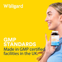 Wellgard Vegan Vitamin C and Zinc - Maximum Recommended Daily Intake of Zinc, Made in UK