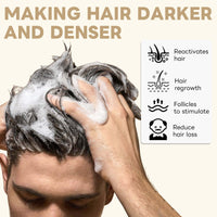 GMHLLES Hair Loss Shampoo Set Mane Root Activator Shampoo for Men Anti-Hair Loss,with nourishing Conditioner+foaming Net,Mane for Men Unisex