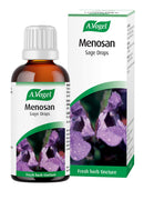 A.Vogel Menosan Sage Drops | Extracts of Organically Grown Fresh Sage | Herbal Food Supplement | Suitable for Vegans | 100ml