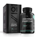 ALPHA01 Activated Coconut Charcoal 1000mg | Made from Thai Coconut Shells | for Bloating & Gas, Digestion & Flatulence Natural Relief | Vegan & Keto Friendly Supplement | 120 Capsules