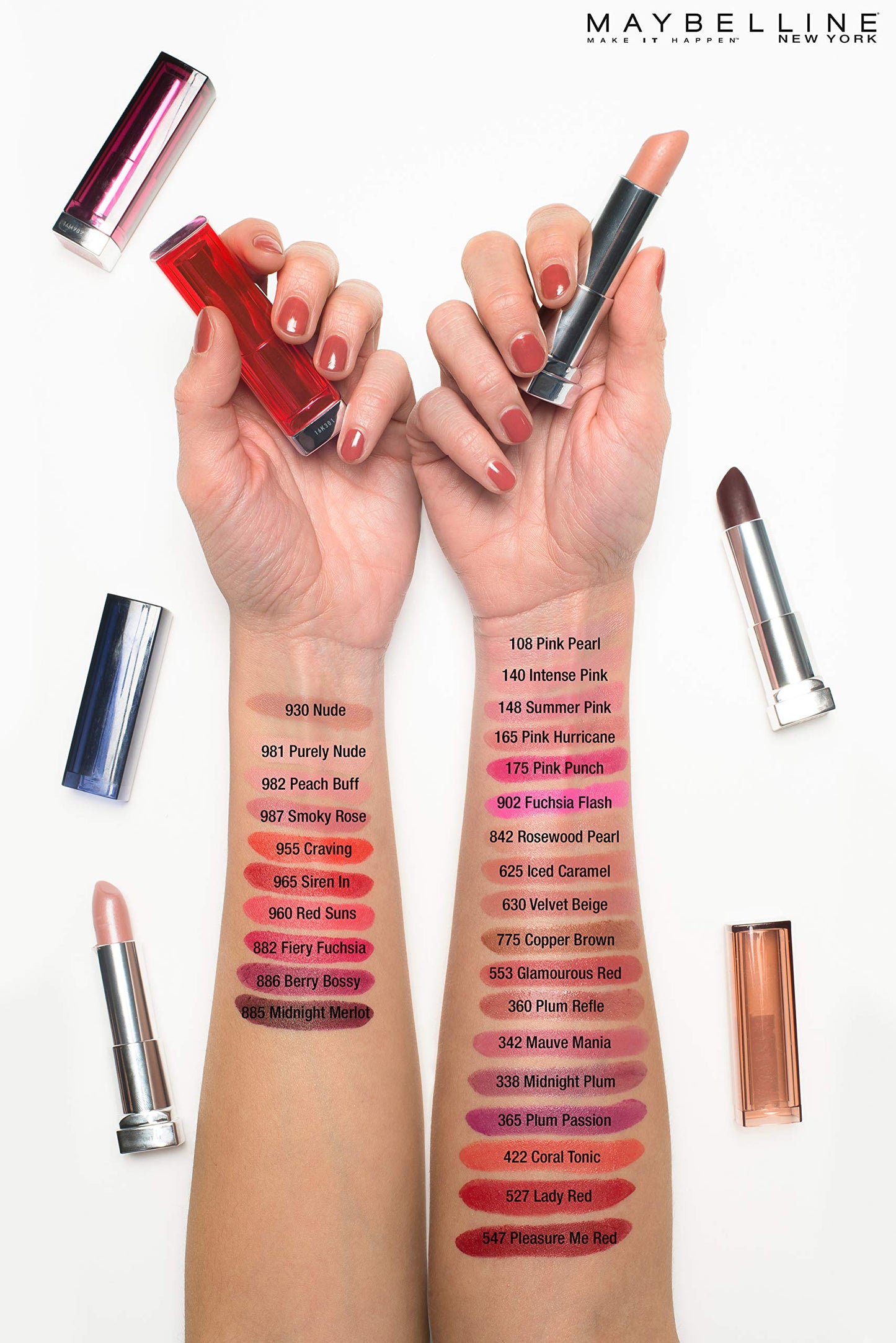 Maybelline Color Sensational Lipstick 175 Pink Punch