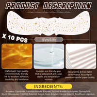 AmiCera Glitter Freckles Face Tattoo, 10 Pcs Face Glitter Freckles Gold for Kids Women, Fake Sparkle Temporary Tattoos Stickers for Girls and Adults Festival Makeup Accessories Face Decor Star