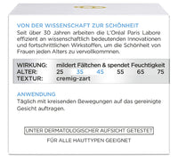L'Oréal Paris Moisturising Care for the Face, Nourishing Anti-Ageing Cream with Collagen Biospheres, Reduces Wrinkles and Moisturises 24H Anti-Wrinkle Expert 35+, 1 x 50 ml