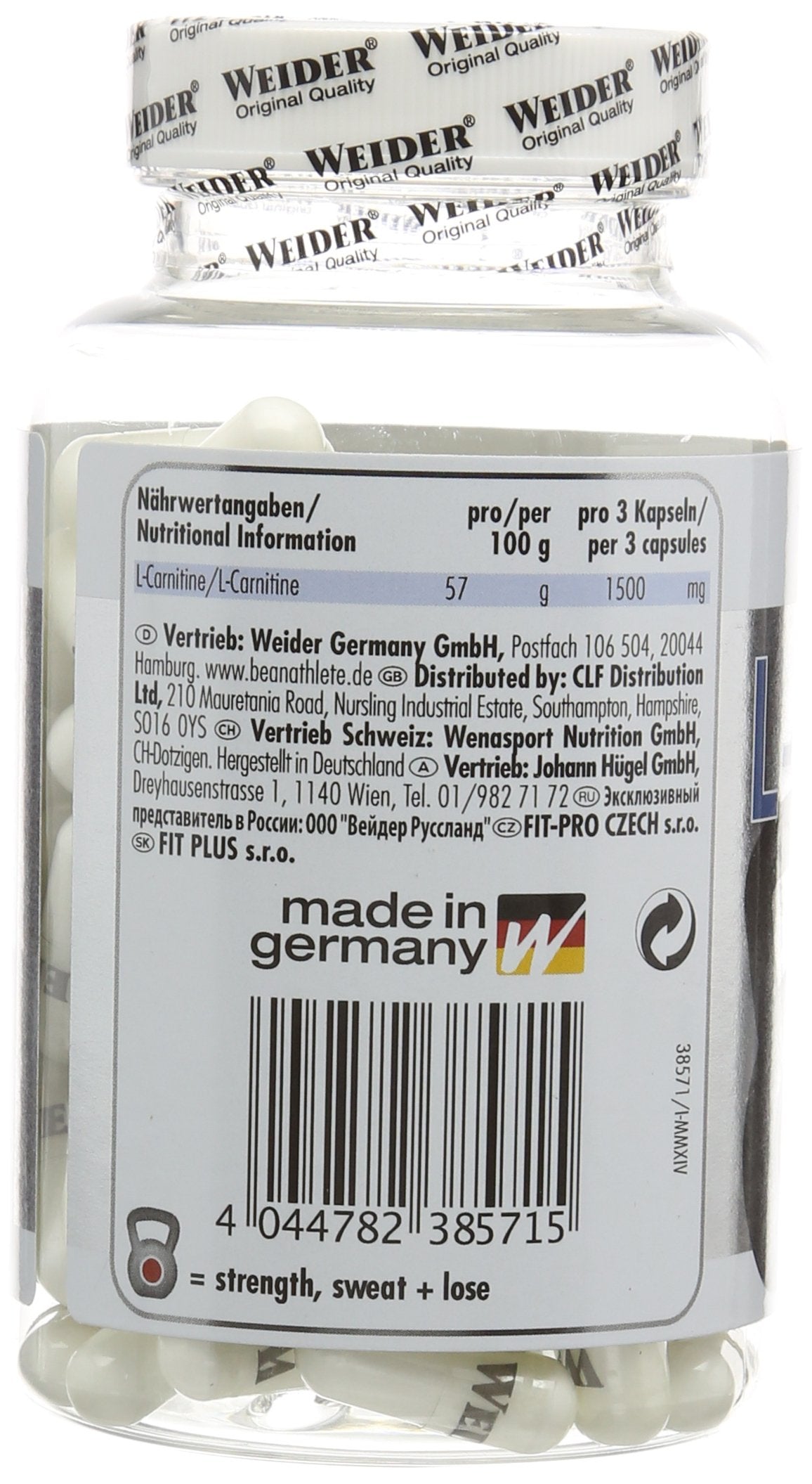 Weider L- Carnitine Capsules