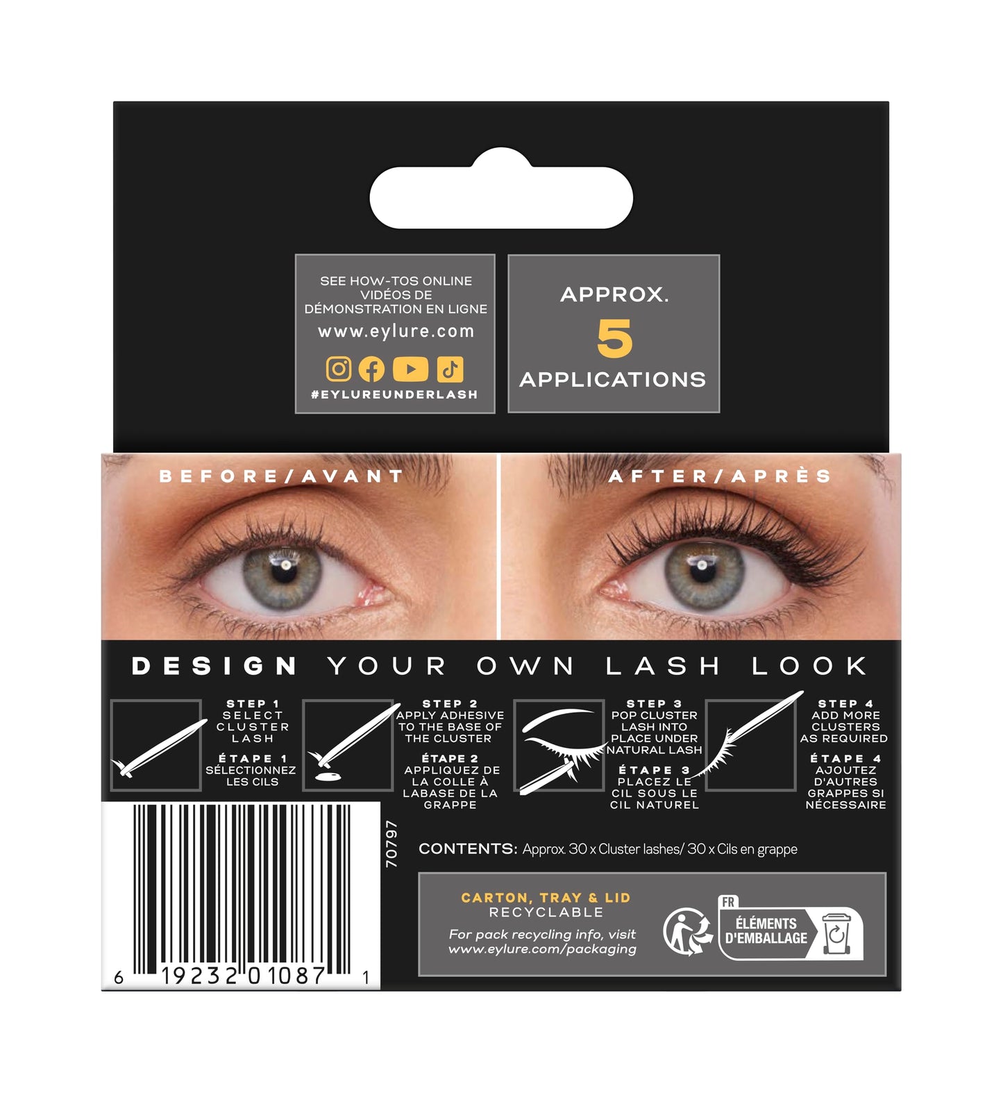 Eylure Underlash Refill Kits- Lengthening