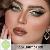 Erinde Light Green Eyeshadow, Mini Matte Eye Shadow, Pressed Powder Eye Palette, Long-Lasting Makeup, Ultra-Blendable, Pigmented Color, Vegan Formula, 05