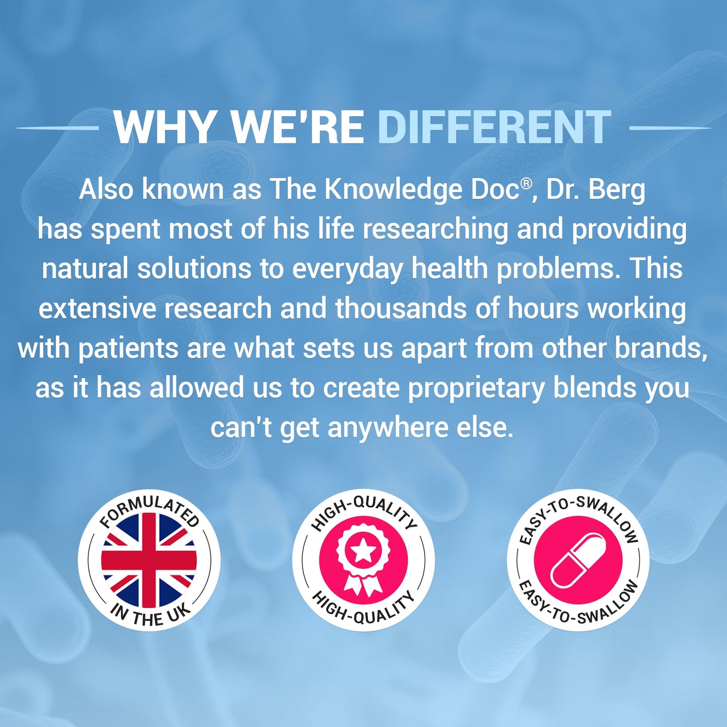 Dr. Berg Nutritionals Dr. Berg Bio Cultures Complex Probiotics with Prebiotics | 60 Billion CFU | Prebiotic and Probiotic Supplements with Lactobacillus and Bifidobacterium Strains