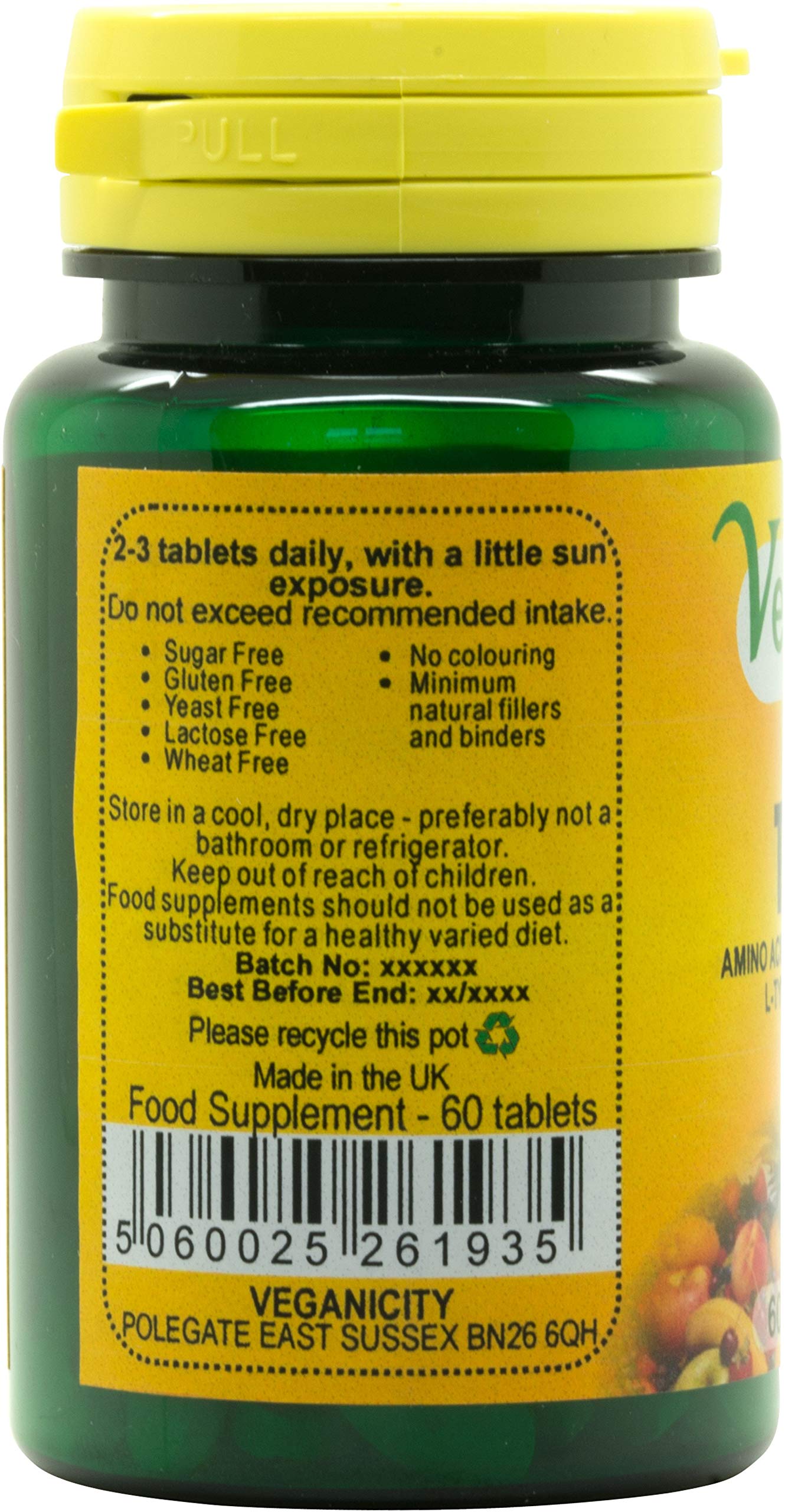 Veganicity Tyro Tan Healthy Tanning Supplement - 60 Tablets