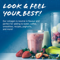 Applied Nutrition Marine Collagen Powder - Hydrolysed Collagen Protein, Healthy Skin, Hair, Nails (Strawberry & Raspberry) (300g - 25 Servings)