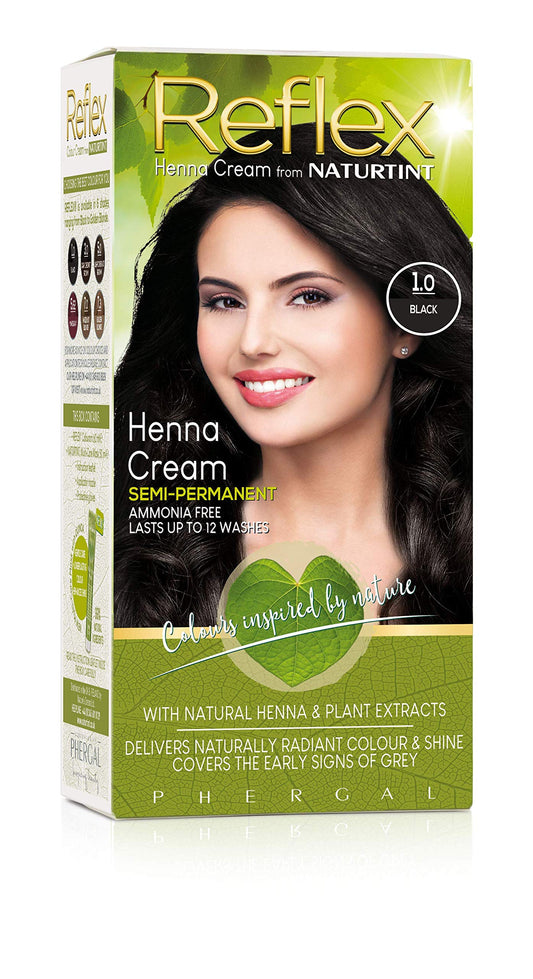 Naturtint Reflex Semi-Permanent 1.0 Black - 110ml