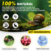 Uruses Advanced Snail Cream, All in one Cream, with 92% Snail Mucin Moisturizing Serum Cream, For Anti-aging, Hydrating, Acne Skin, Scarring Skin, Lightweight Moisturizer for Dry Skin - 100g (3.52 oz)