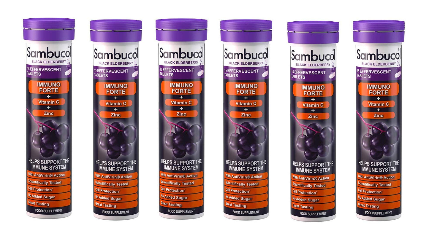 Sambucol Effervescent Immuno Forte Effervescent Tablets x 6