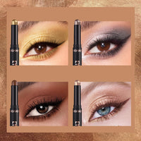 Bisienya Eyeshadow Stick 8PCS,Cream Eyeshadow Shimmer Stick,Eye Shadow Pencil Crayon, Eye Shadow Stick Set, Waterproof Pearly Sparkle Glitter Cream Stick Pen Eye Liner Makeup for Women