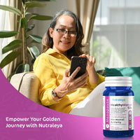 Nutraleya HealthyWoman 50+ Natural Menopause Vitamins, During and After Menopause, an Alternative to HRT, Includes: Soy Isoflavone, Suma Root 60 Day Supply