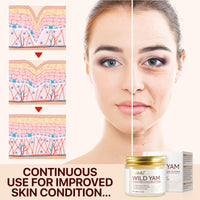 Datival Wild Yam Cream, Menopause and Hormone Balance Organic Yam Cream for Women, Wild Yam Root Cream Skin Moisturizer, Relief for Dry Skin, 60 ML