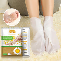 CCKULOOB Foot Peel Mask, Exfoliating Foot Mask for Soft Baby Feet Repair Heels & Removes Dry Dead Skin Feet Peeling Socks Foot Treatment for Hard Skin, 3 Pairs