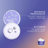 Olay Skincare Gift Set: Vitamin C Face Moisturiser + Retinol 24 Night Cream, Skin Care Make Up Bag For Women With Niacinamide, Christmas Giftset For Bright & Smooth Skin, 50ml + 50ml