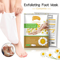 CCKULOOB Foot Peel Mask, Exfoliating Foot Mask for Soft Baby Feet Repair Heels & Removes Dry Dead Skin Feet Peeling Socks Foot Treatment for Hard Skin, 3 Pairs