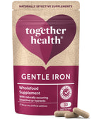 Gentle Iron – Together Health – Whole Food Nutrients – Iron and B Vitamins – Vegan Friendly – Made in The UK – 60 Vegecaps – Pack of 2