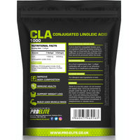 PROELITE CLA Supplement 60 Softgels - 1000mg per Capsule CLA with 80% Isomers - CLA Softgel Capsules Conjugated Linoleic Acid - Suitable Men, Women
