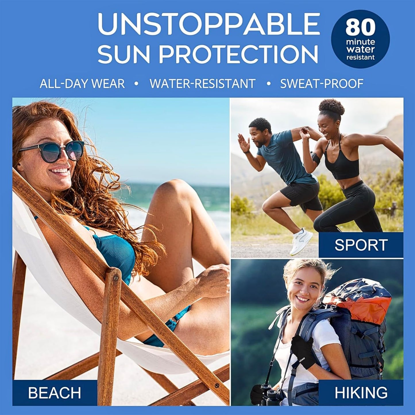 Non-Toxic Natural Mineral Sunscreen SPF 50 | Safest Organic Beef Tallow Moisturiser & Non Nano Zinc Oxide Sunscreen | Reef Safe, Clean Non-Greasy Formula Sunblock for Face & Body | Women & Men