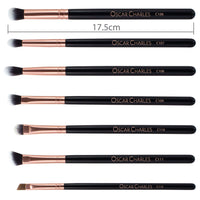 Oscar Charles Make up Brushes Set, 12 Piece Makeup Brushes Professional - Rose Gold