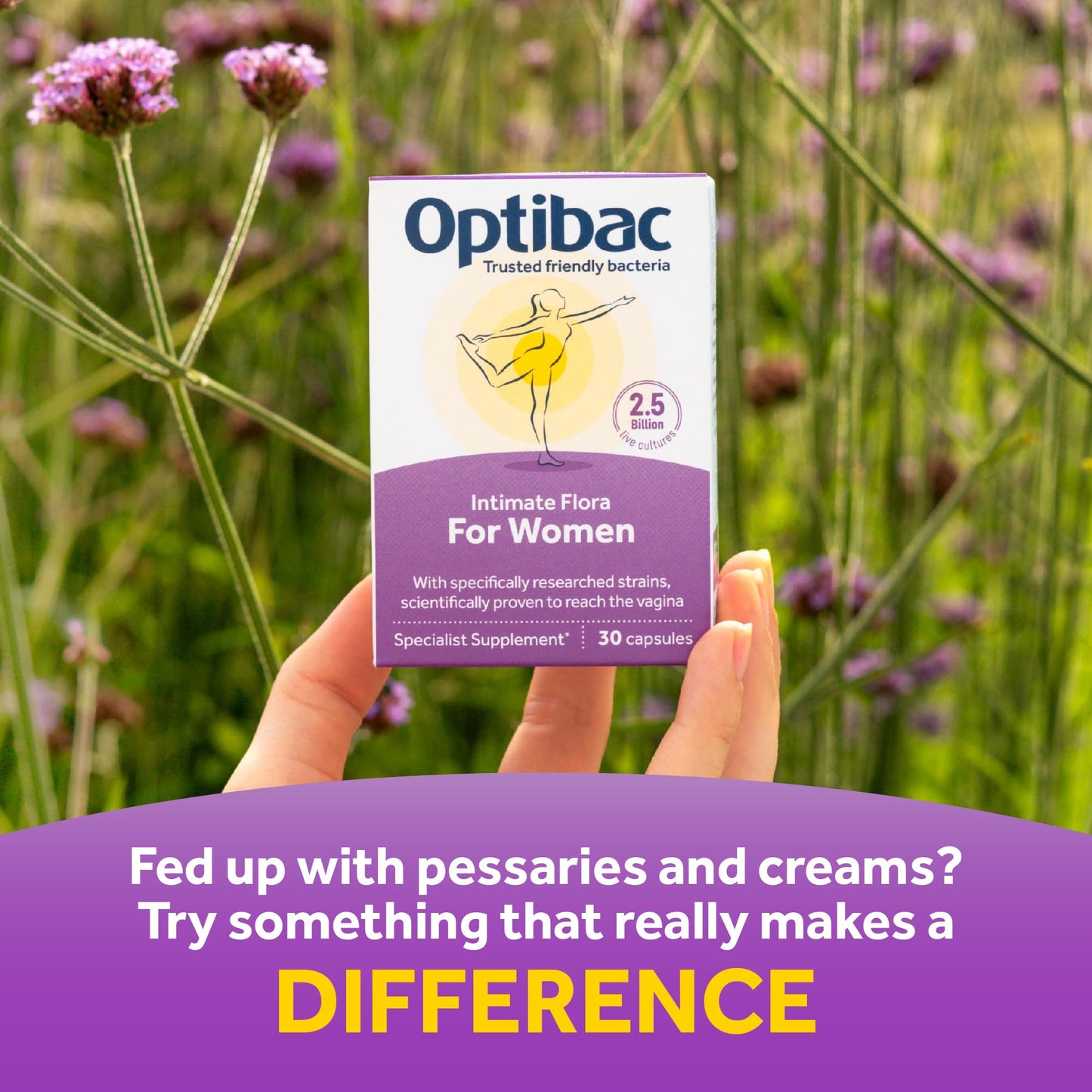 OptiBac Optibac Probiotics for Women - Vegan Probiotic Supplement, Scientifically Formulated for Vagina Flora - 90 Capsules