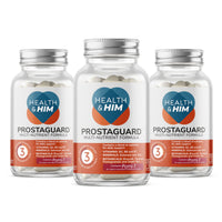 Health and Him Health & Him Prostate Supplements for Men - with Pomi-T Polyphenol Blend, Turmeric, Selenium & Zinc, Vegan & Gluten Free - 3 Month Supply, 180 Capsules