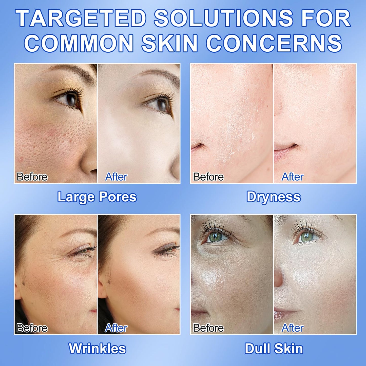 Tamiodfo Bio Collagen Face Mask, Intense Hydration, Soothing & Hydrating Overnight Hydrogel Mask, Reduce Fine Lines & Wrinkles, Pore Minimizing, Elasticity Improvement, Anti Aging and Rejuvinating Sheets 6pcs