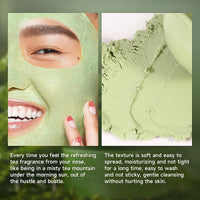 Lumiter Clay Mask Sticks, Green Tea Mask Stick + Turmeric Mud Mask Sticks, Deep Cleansing, Radiant Skin Care Set, 2-Pack