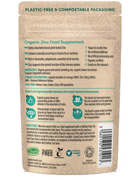 Organic Zinc supplement - Together Health - Natural Source of Zinc from Guava Leaves - Vegan - Made In The UK - 30 Vegecaps