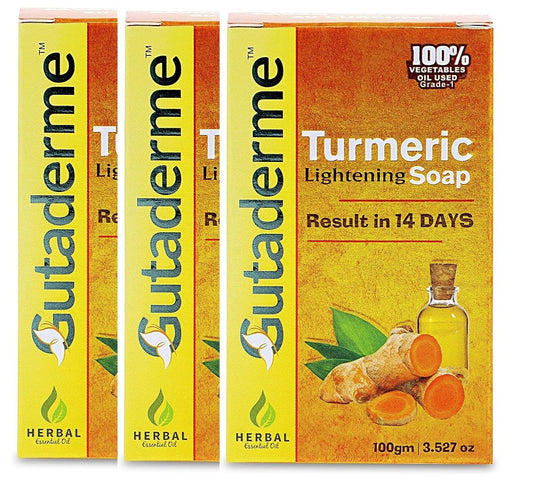 Turmeric Skin Soap - Natural Beauty Soap Bar for Acne, Dark Spots, Smooth Skin, Moisturizing Face Soap