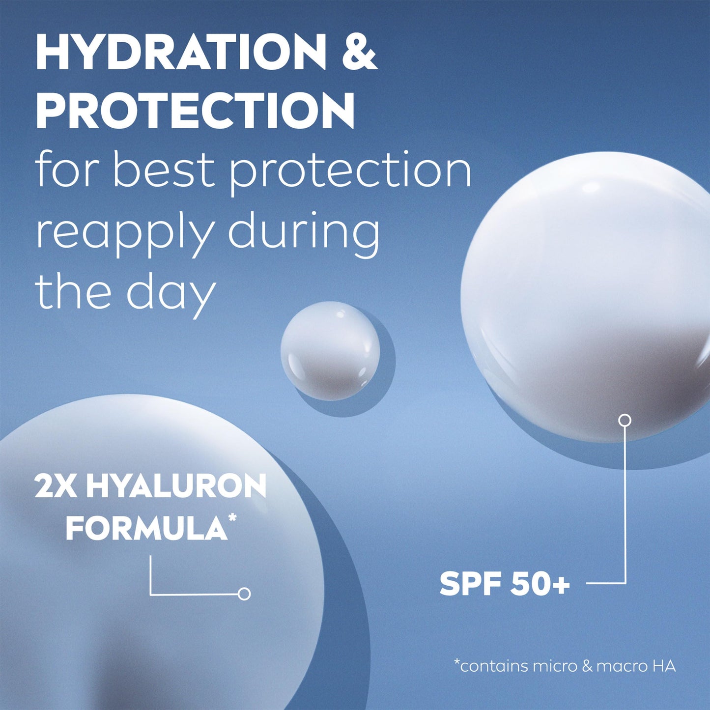 NIVEA Cellular Expert Filler Daily UV Serum Fluid SPF 50+ (30ml), Hydrating Anti-Ageing Cream with Sun Protection and Hyaluronic Acid, Face Sun Cream to Smooth Fine Lines and Wrinkles