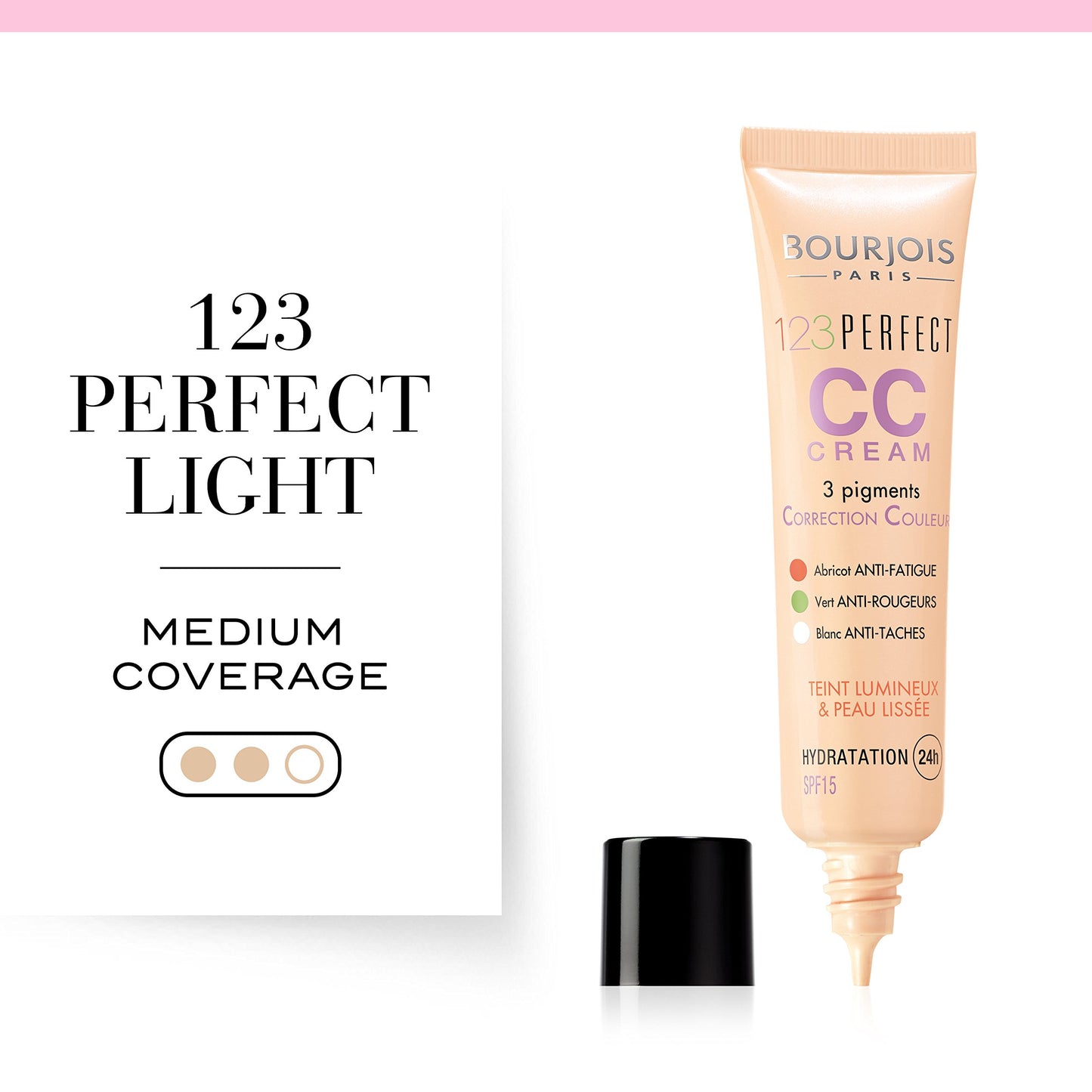 Bourjois 123 Perfect CC Cream Colour Correcting 32 Light Beige, 3ml, 357320