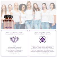 Inositol Myo & D-Chiro PCOS 4100MG Vegan Capsules, Hormonal Balance, Fertility Supplement, Preconception, Pregnancy & Ovarian Support, 9-in-1 Inositol, Folate 5-MTHF, Chromium, Zinc, VIT B6, B12 & D3