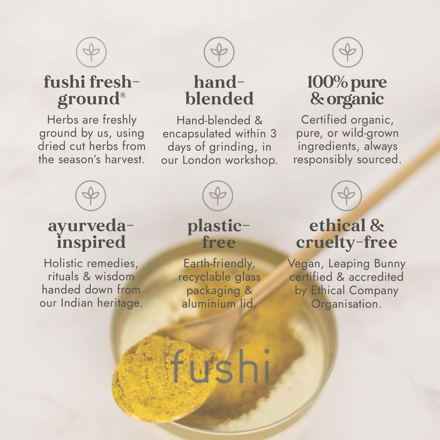 Fushi Turmeric C3 & BioPerine Extract High Strength, 60 Caps | 500 mg High Strength | Fresh-Ground | Min 95% Curcuminoids |Wholefood | Ethical & Vegan Society Approved | Manufactured in the UK