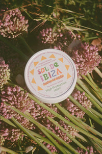 Sol de Ibiza Plastic Free - Face & Body Natural Mineral Sunscreen SPF30 - Waterless Solid Sunscreen - Natural ingredients - Non Nano zinc oxide - Vegan - Adults & Kids - 100g