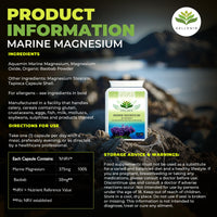 Hellenia Marine Magnesium 100% NRV - 30 Capsules