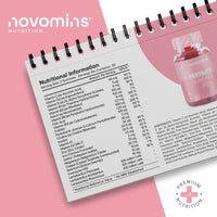 Fertility Gummies - Fertility Supplements for Women Trying to Conceive–25 Essential Vitamins and Minerals and Botanicals Plus Folic Acid - Vegan- Gluten Free - by Novomins