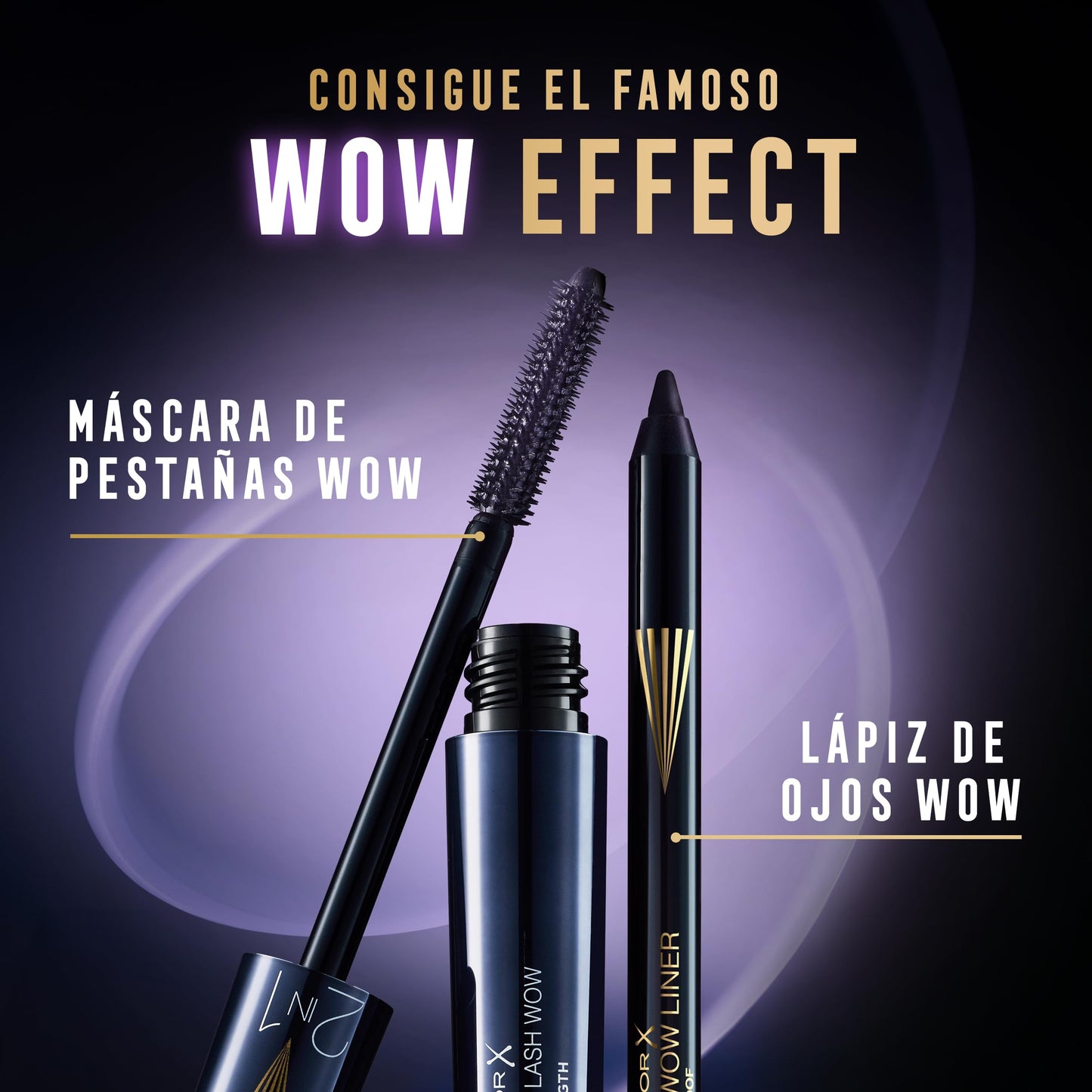 Max Factor Masterpiece Wow Liner, 500 Dark Navy, 24-Hour Wear Eyeliner, High Colour Payoff, Waterproof and Smudgeproof, Vegan